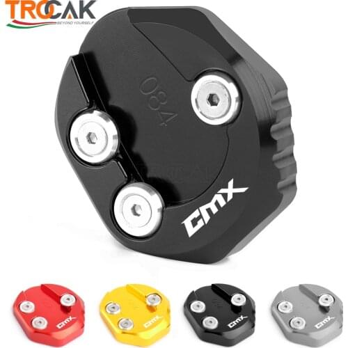 Motorcycle Accessorie Kickstand Side Stand Extension Enlarger Plate Pad for Honda CMX Rebel 500 300 CMX300 CMX500 2017-2020 2021