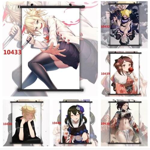 Boku No Hero Academia Toga Himiko Tsuyu Momo Anime Posters Canvas Painting Wall Decor Retro Poster Wall Art Picture Home Decor
