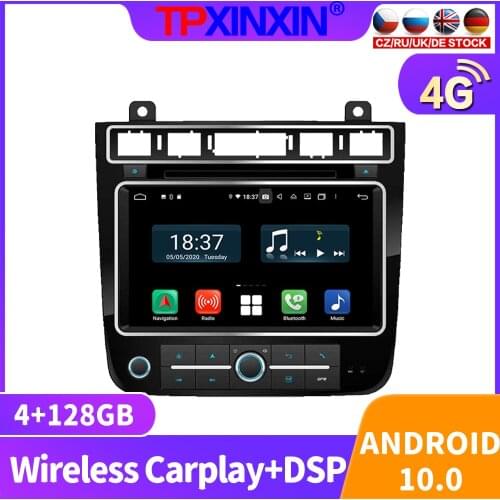 Android 10 For Volkswagen Touareg 2011 - 2017 Car Radio Multimedia Video Player Navigation Stereo GPS Accessories Auto 2din DVD