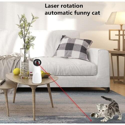 Automatic Laser Cat Toy Bear Laser Cat Toy LED Red Laser Interactive Puzzle Cat Toy
