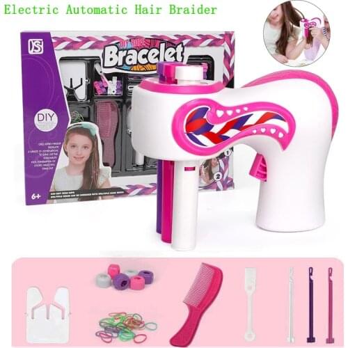 Automatic Hair Braider Electric Diy Hair Weave Machine Twist Knitting Roll Twisted Braiding Stylish for Girl Beauty Fashion