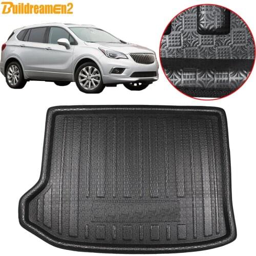 Buildreamen2 For Buick Envision Car Boot Mat Rear Trunk Pad Liner Cargo Floor Tray Protector Carpet 2014 2015 2016 2017 2018