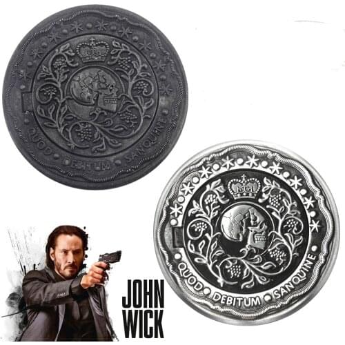 Quick pursuit, ruling coin, gold coin, Keanu Reeves, blood pledge of the same killer, blood oath John wick