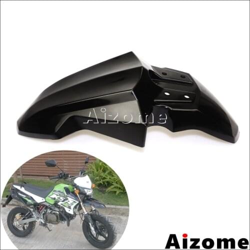 Universal Motorcycle Front Fender For Kawasaki KSR 110 Motorbike Black Front Mudguard