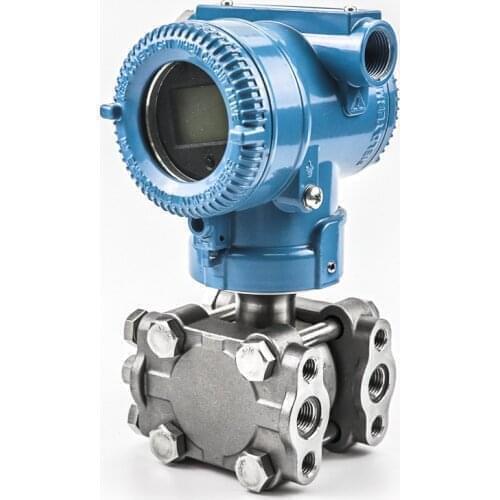 LCD Digital Differential Pressure Transmitter 4-20mA Diffused Silicon -0.1-0-4mpa Stainless Steel DP Pressure Sensor