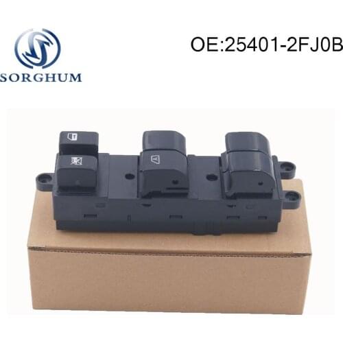 25401-2FJ0B 254012FJ0B Electric Window Master Control Switch For Nissan Venucia