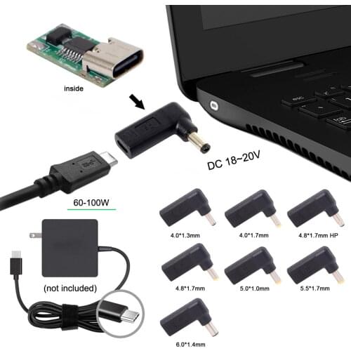 Zihan PD Emulator Trigger 90 Degree Angled to USB 3.1 Type C USB-C Adapter