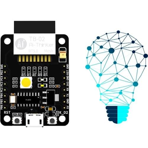 New listing Bluetooth 5.0 transparent transmission module control board kit ble mesh TB-02 development board