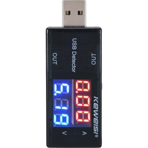 New 1pc USB Charger Doctor Voltmeter Ammeter Current Voltage Detector Battery Voltage Meters