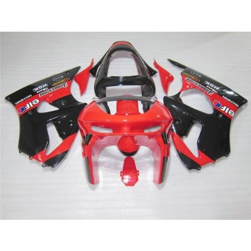 New hot body parts fairing kit for Kawasaki Ninja ZX6R 98 99 red black fairings set ZX6R 1998 1999 MP13