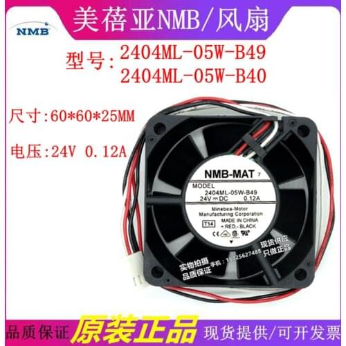 Original 2410ML-05W-B49/B40 new 6025 DC24V inverter cooling fan