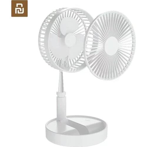 New Standing Floor Fan Telescopic Folding Home Desktop Usb Charging Portable Office Wireless Electric Fan Natural Wind