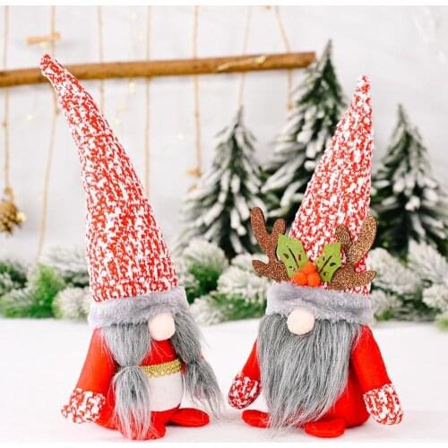 Christmas Faceless Gnome Doll Merry Christmas Ornament Christmas Decoration For Home Navidad Noel Xmas Gifts Happy New Year 2022