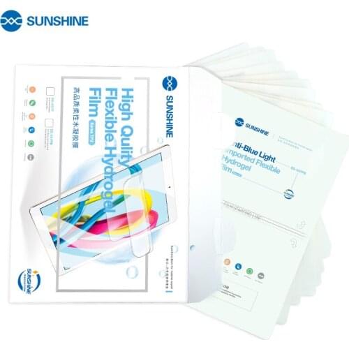SUNSHINE SS-057P SS-057Pb Hydrogel Film For SS-890C Machine Cutting Front Rear Film For IPad Tablet Screenback Cover Protective