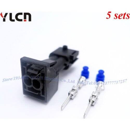 High Quality 5Sets 2pin/way Waterproof Sealed Sensor Electrical Wire Connector Plug