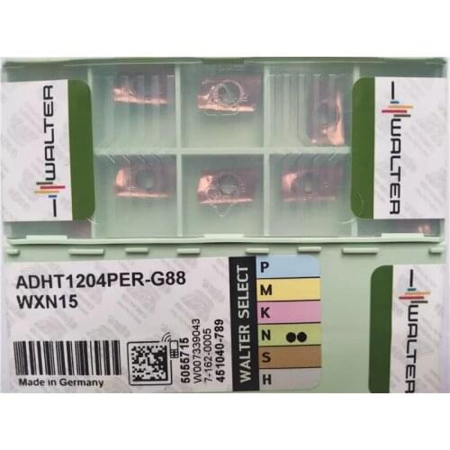 10PCS CARBIDE INSERT ADHT1204PER-G88 WXN15