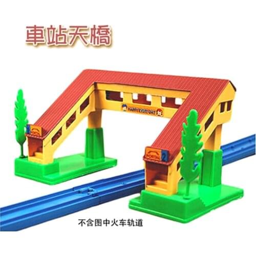 D1038 (overpass) childrens electric train game site accessories childrens track game toys