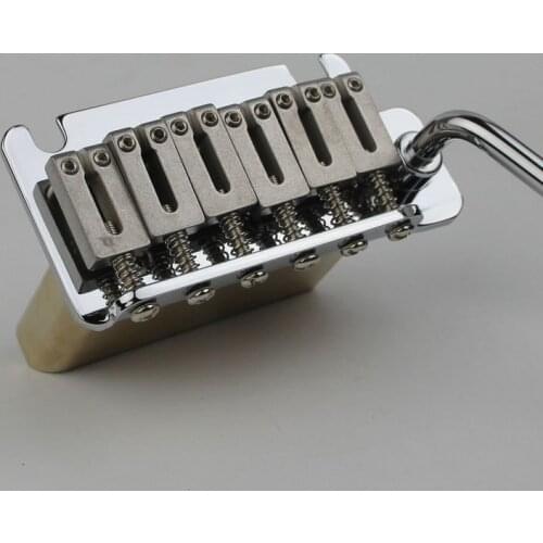 Electric guitar tremolo bridge Tremolo System Stainless Steel Saddles & Brass base & spring BS184