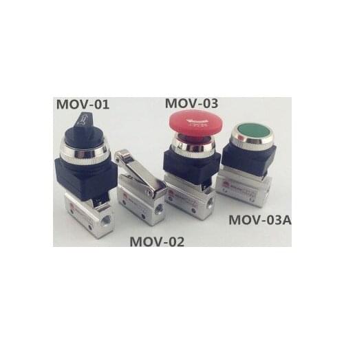 MOV-01 MOV-02 MOV-03 MOV-03A Hand Turn Switch Pneumatic Mechanical Valve