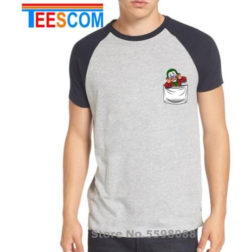 Parody Pocket Joker T shirt men Funny Clown Pocket T-shirt Are you serious tshirt Cool Phoenix Top Tee Circus Show Fun Tee shirt
