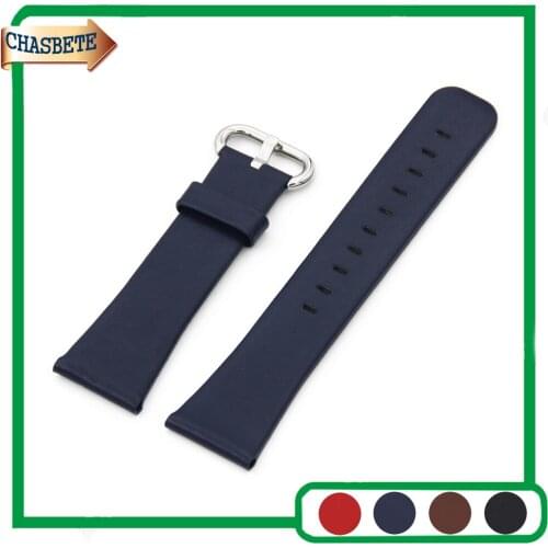 Leather Watch Band for Sony Smartwatch 2 SW2 24mm Men Women Belt Wrist Strap Loop Bracelet Black Brown Blue Red + Pin + Tool