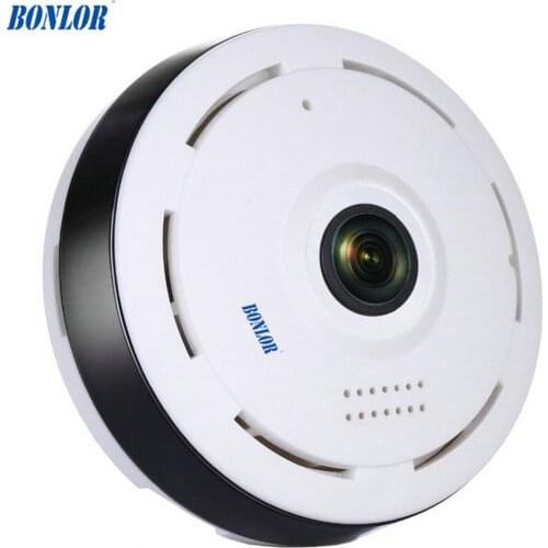 BONLOR 960P WIFI IP Camera 1.3MP 360 Degree FIsheye Camera Alarm Baby Monitor Camera Network Audio Surveillance Night Vision Cam