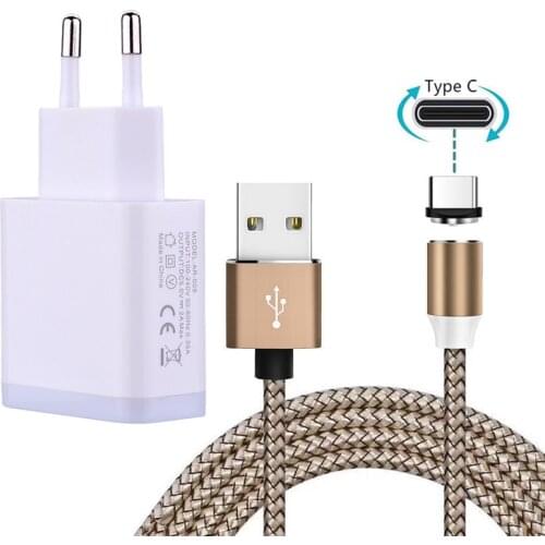 Magnetic Type C usb Charger Cable For Samsung galaxy A71 A20 M31 Xiaomi A3 Mi 9 10 Redmi 8 Note 9S Honor 9X Phone USB adapter 2A