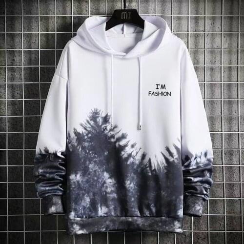 2020 Spring Autumn Mens Hoodie Korean Fashion Streetwear Trend Print Pullover Sweatshirts Men Casual Men Clothing Hoodies Men