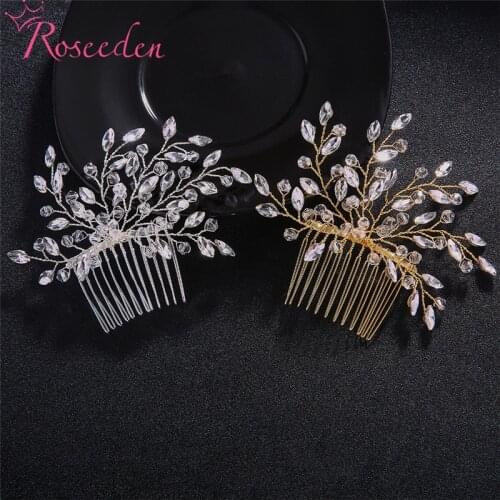 New arrival Handmade Bridal Hair Combs Hairpins Wedding Hair Accessories Jewelry Headpiece for Bridesmaid RE3078