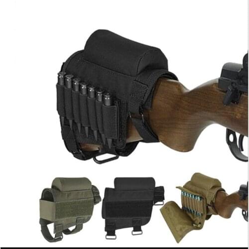Gun Bandolier With Rain Cover Mag Magazine Molle Ga Cartridge Belt Tactical Pouch Reload Suppressor Baton Ammo Box 7 Gauge