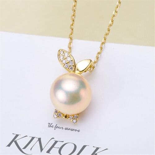 1PCS S925 Sterling Silver Pearl Tray Charm Connector Bail Pendant Clasp DIY Necklace Jewelry Making Accessories