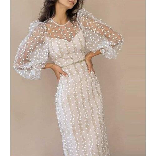 Holiday White Polka Dot Embroidery Spaghetti Dress Lace Up Beach Dresses White High Waist Dress Vestidos