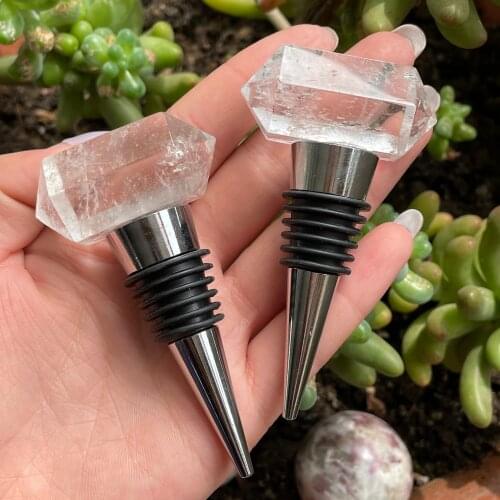 Natural Crystal Leak-Proof Red Wine Stopper Retain Freshness Wine Decor