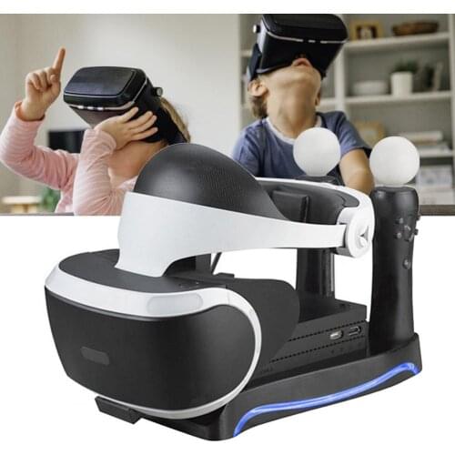 Stable Anti-slip Game Console Gamepad Charging Base Storage Rack for PS VR2/Move Game Console Gamepad Charging Base Storage Rack