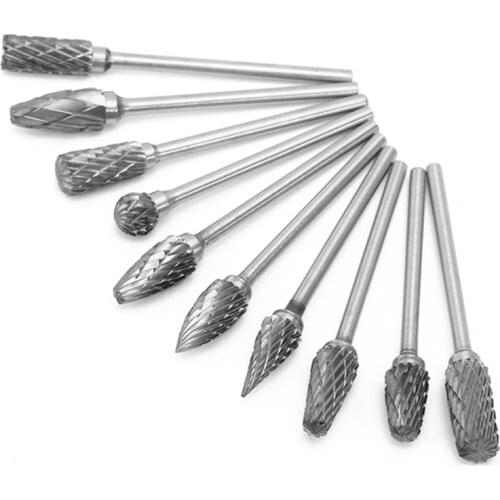 Dental Tungsten Carbide Burs Kits tungsten Dental milling cutters Tungsten Steel Grinding Head Lab Burrs Tooth Drill