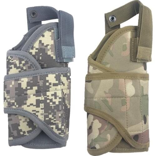 Universal Tactical Gun Holster Molle Belt Holster for Glock 17 19 PP PPK Modular Belt Pistol Holster for Right Handed Shooters