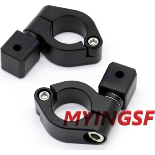 Universal 2pcs Mount Bracket Fog Driving Light Spotlight Clamp Bracket 25mm for Car Motorcycle Headlight Aux Lights Accessories