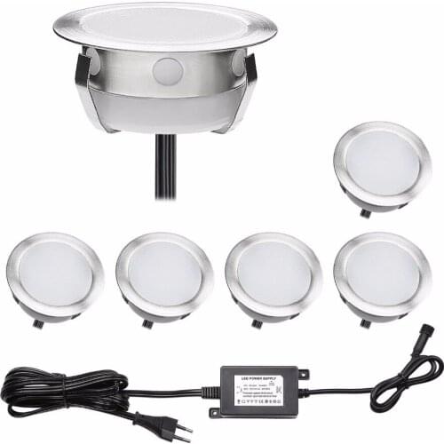 IP67 Waterproof Long-lasting Corner Lamp Floor Outdoor Garden Lawn Light Led Decor Light for Home 6pcs/set B112-6