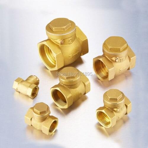 X23201 Good Quality DN15 to DN50 of Brass Material Water Pipe Check Valve