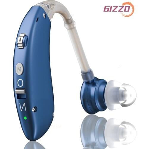 Chargeable Bluetooth Hearing Aid For The Elderly Adult Hearing Loss Digital Ear BTE Mini Device Hearing Aid With Volume Control