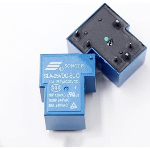 10pcs Power relays SLA-05VDC-SL-C 5V 30A 6PIN Songle Relay T90 new and original