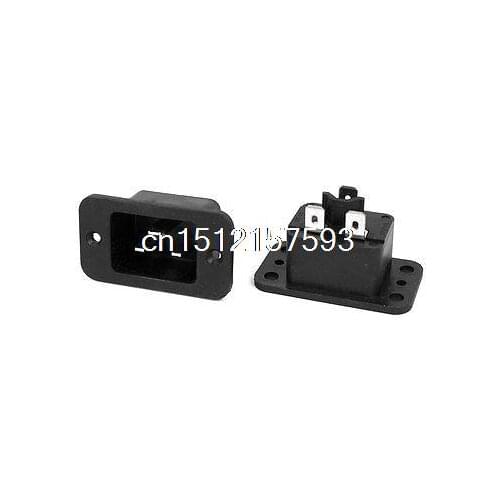 2 Pcs 3 Pin IEC320 C20 Inlet Plug Power Socket Connector AC 250V 16A