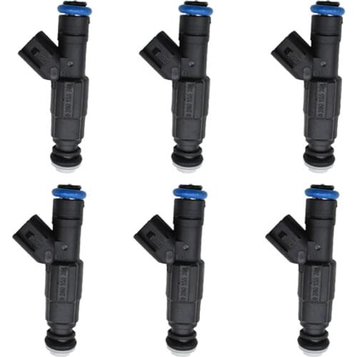 6pcs/LOT Fuel Injector Nozzle 0280155784 For Jeep Cherokee Jeep Grand Cherokee Jeep Wrangler 1999-2004 4.0L