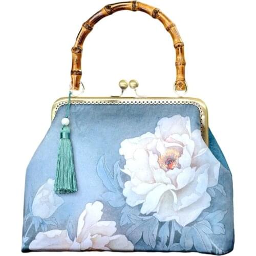 Cheongsam Antique Handbag Retro Womens Bag Oblique Crossbody Dinner Bag China Style