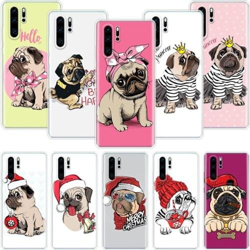 My Little Pugs Cute Dog Phone Case For Huawei Honor 10 9 20 9X 8A 8X 8S 7A 7X Lite Pro 10i 20i Y5 Y6 Y7 Y9 2019 Cover Coque