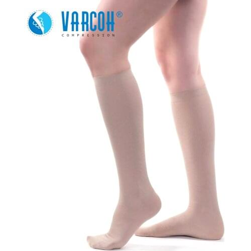 20-30 mmHg Knee High Compression Socks Women Men Support Stockings Hose for Medical Varicose Veins Edema Gradient Pressure