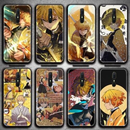 Demon Slayer Agatsuma Zenitsu Phone Case For Oppo A5 A9 2020 Reno2 z Renoace 3pro A73S A71 F11