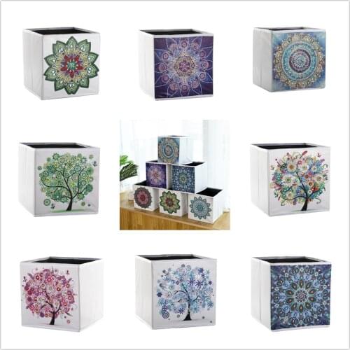 DIY Diamond Painting Storage Box Special Shaped Diamond Mosaic Household Items for Bedroom Cross Stitch Embroidery Diamond Art