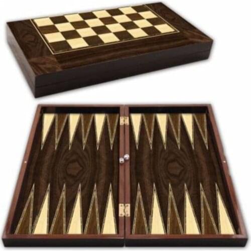 Polyester Walnut Backgammon Big size
