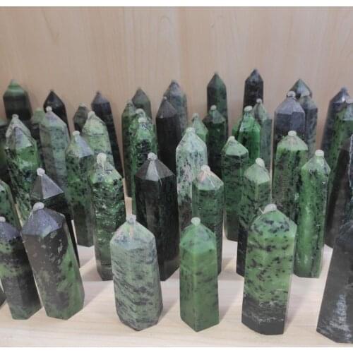 Natural Red green treasure Crystal Clear Point Specimen Healing Collection